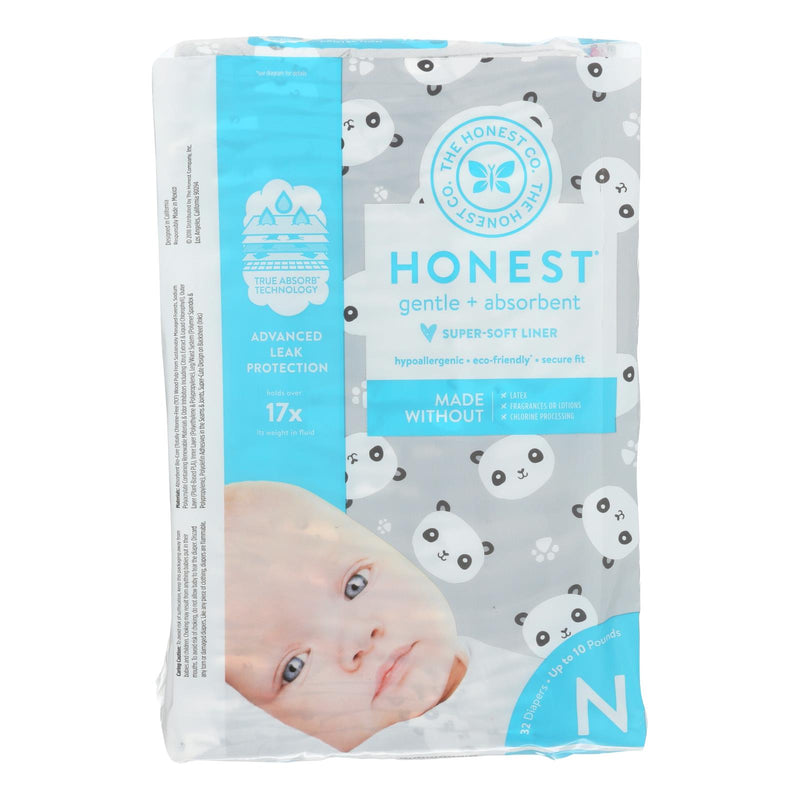 The Honest Company Newborn Size 0 Diapers (Pack of 32) - Pandas - Cozy Farm 