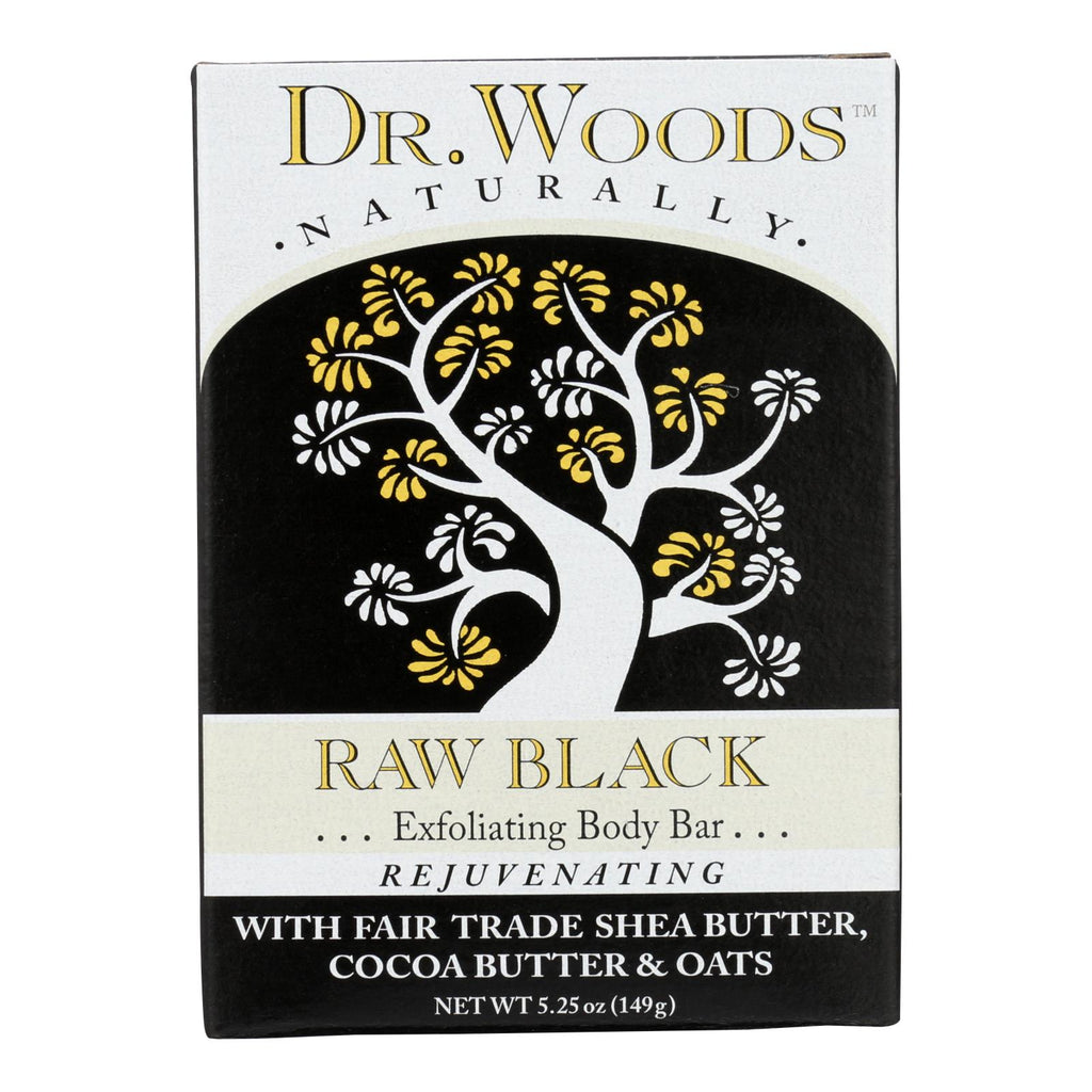 Dr. Woods Raw Black Bar Soap (Pack of 5.25 Oz.) - Cozy Farm 