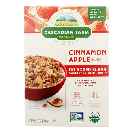 Cascadian Farm Organic Cinnamon Apple Cereal (Pack of 6 - 13 Oz.) - Cozy Farm 
