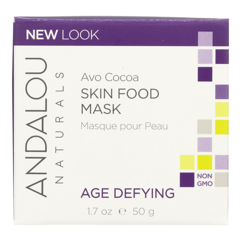 Andalou Naturals Skin Food Nourishing Mask with Avocado and Cocoa, 1.7 fl oz - Cozy Farm 