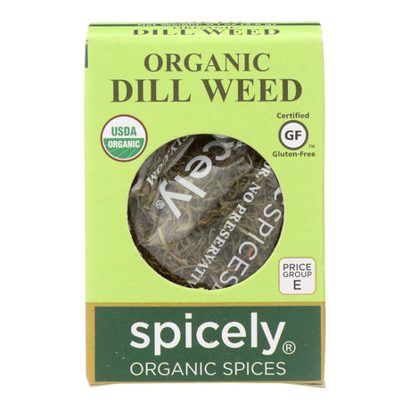 Spicely Organics Organic Dill Weed Seasoning, 6-pack, 0.1 Oz. Each - Cozy Farm 