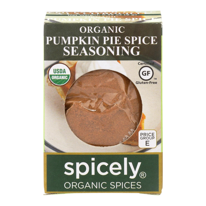 Spicely Organics Pumpkin Pie Spice: Classic Flavor, Perfectly Balanced Blend (Pack of 6 - 0.35 Oz.) - Cozy Farm 