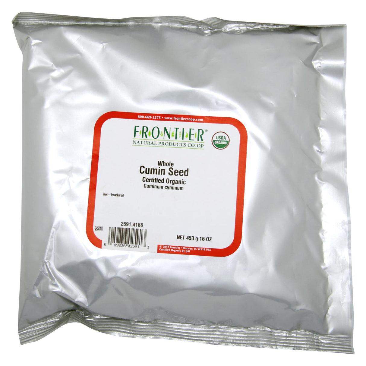 Frontier Herb - Organic  Cumin Seed -1 lb. Single Bulk Item - Cozy Farm 