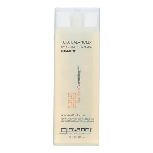 Giovanni 50/50 Balanced Hydrating-Clarifying Shampoo for All Hair Types,  8.5 Fl Oz - Cozy Farm 
