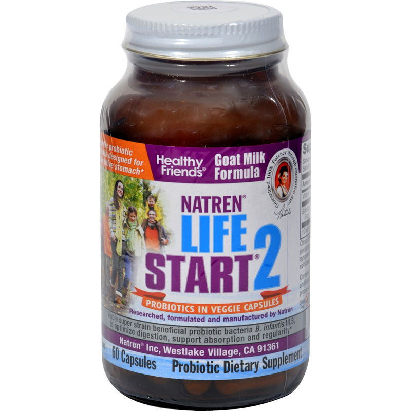 Natren LifeStart 2 Probiotics for Adults: Vegetarian, 60-Count Pack - Cozy Farm 