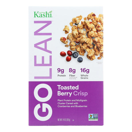 Kashi Multigrain Golean Crisp Toasted Berry Crumble Cereal, 12-Pack, 14 Oz Each - Cozy Farm 