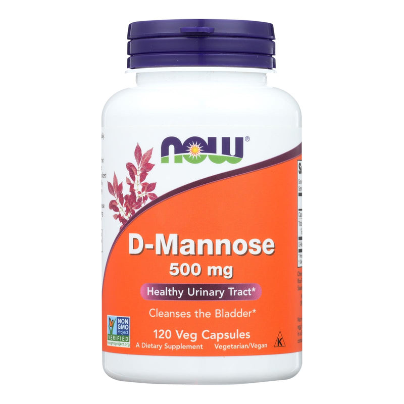 Now 500mg D-Mannose (120 Capsules), for Urinary Support - Cozy Farm 