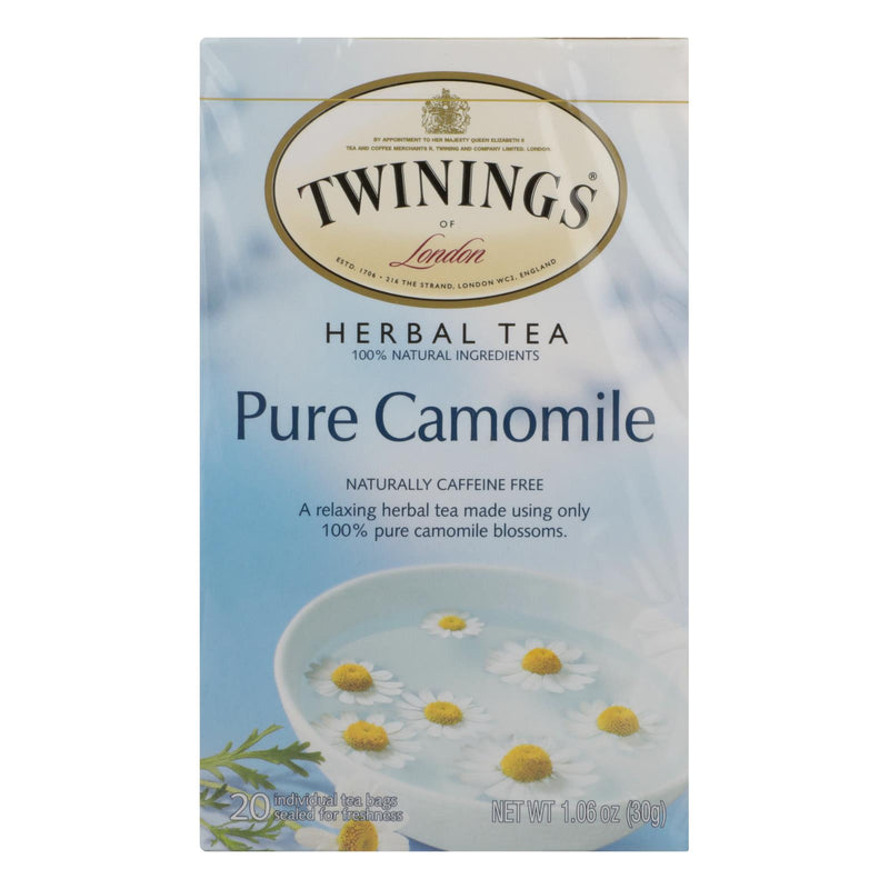 Twinings Tea Jacksons of Piccadilly Pure Chamomile Tea Bags (Pack of 6 - 20 Tea Bags) - Cozy Farm 