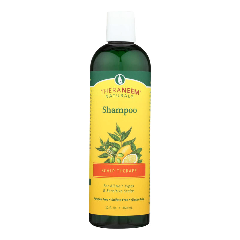 Theraneem Scalp Therapy Shampoo, Relieves Dryness and Itching, 12 Fl. Oz. - Cozy Farm 