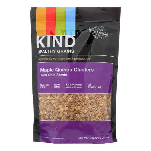 Kind Fruit and Nut Bars Clusters - Maple Walnut with Chia and Quinoa (Pack of 6) - 11 Oz - Cozy Farm 