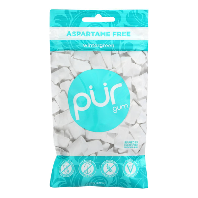 Pur Wintergreen Gum, 12-Pack (2.72 Oz Each) - Cozy Farm 