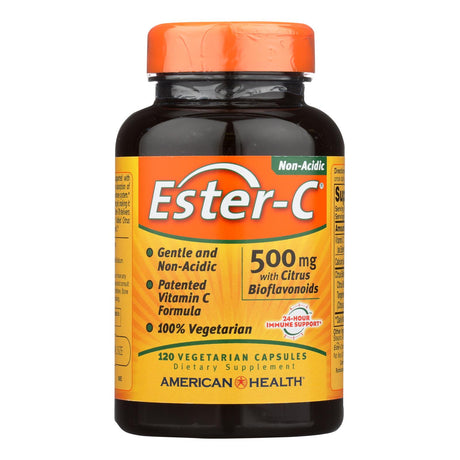 American Health Ester-C¬¨√Ü 500 mg Enhanced Absorption Vitamin C with Citrus Bioflavonoids - 120 Vegetarian Capsules - Cozy Farm 