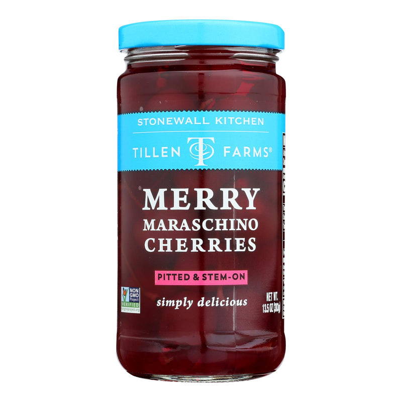 Maraschino Cherries for Baking and Cocktails | 6-Pack | Tillen Farms | 13.5 Oz. - Cozy Farm 