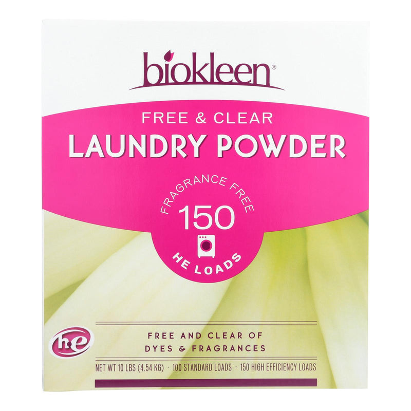 Biokleen Laundry Powder - Free & Clear, 10 lbs - Cozy Farm 