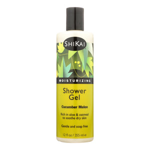 Shikai Cucumber Melon Nourishing Shower Gel (12 Oz.) - Cozy Farm 
