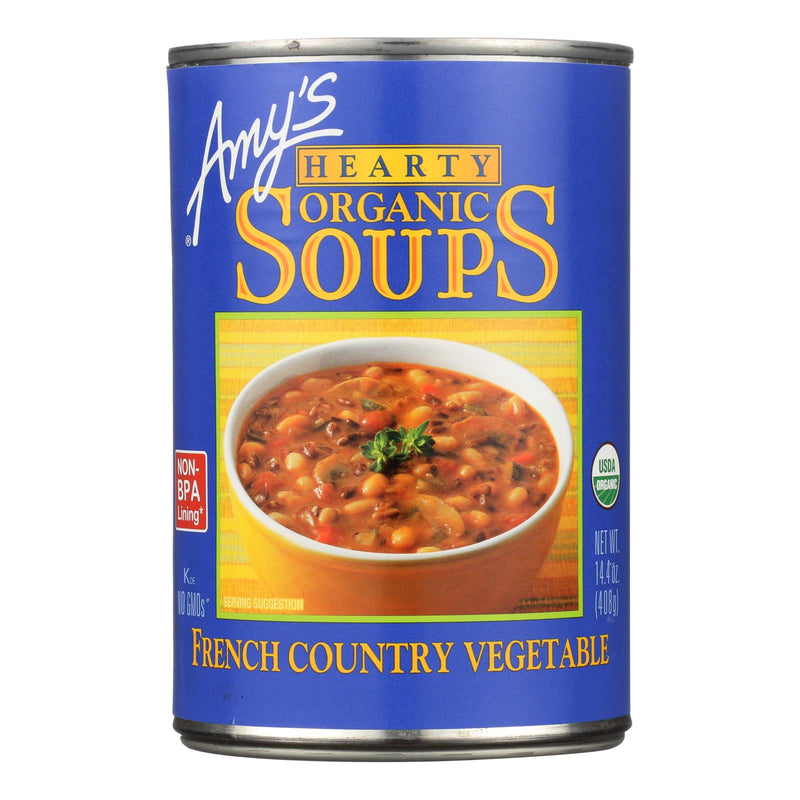 Amy's Organic Vegetarian Hearty French Country Soup (14.4 Oz., Pack of 12) - Cozy Farm 
