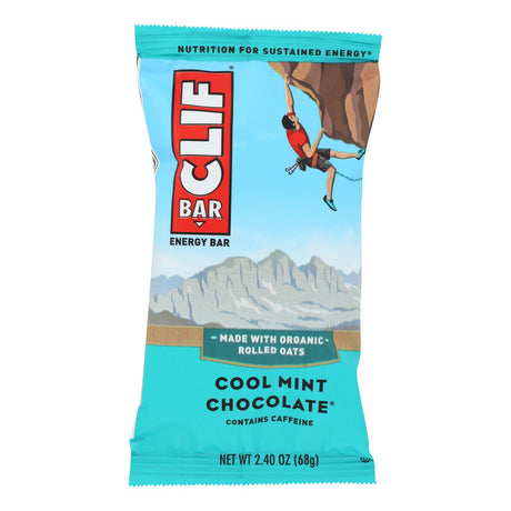 Clif Bar Organic Cool Mint Chocolate Bars, 2.4 Oz (12-Pack) - Cozy Farm 