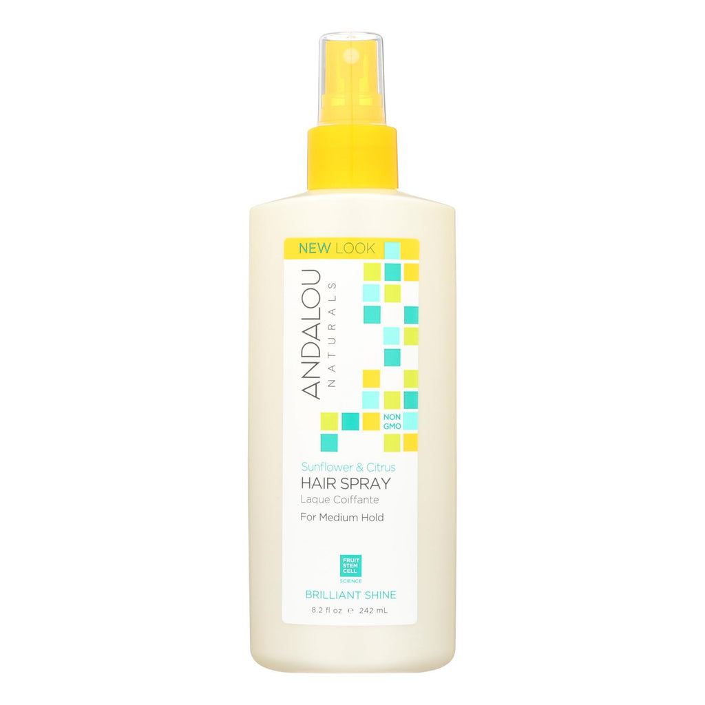 Andalou Naturals Perfect Hold Hair Spray (Pack of 8.2 Fl Oz Sunflower and Citrus) - Cozy Farm 