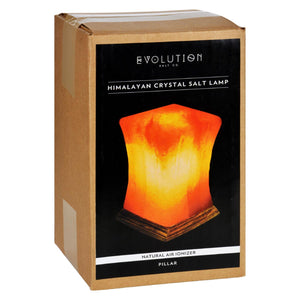 Evolution Salt Crystal Lamp - Pillar - Cozy Farm 