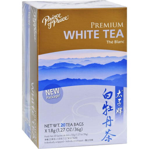 Prince of Peace Natural Premium Peony White Tea | Pack of 20 - Cozy Farm 