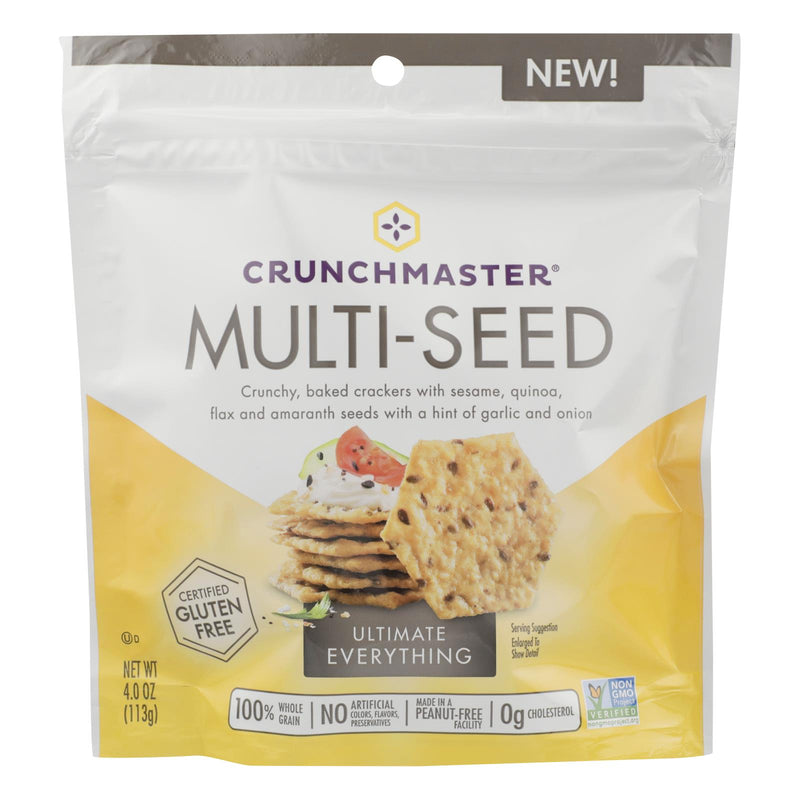 Crunchmaster Ultimate Everything Multigrain Crackers (Pack of 12 - 4 oz.) - Cozy Farm 