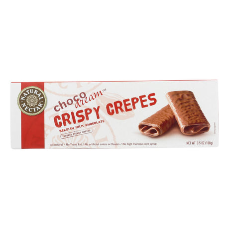 Natural Nectar Crispy Belgian Milk Chocolate Crepes (Pack of 8 - 3.5 Oz.) - Cozy Farm 