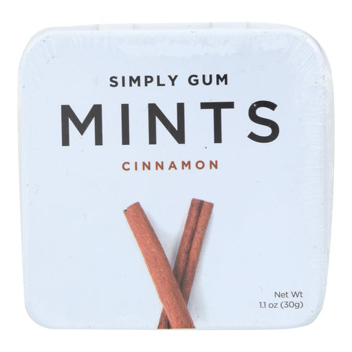 Simply Gum Cinnamon Mints (Pack of 6 - 30 Ct.) - Cozy Farm 