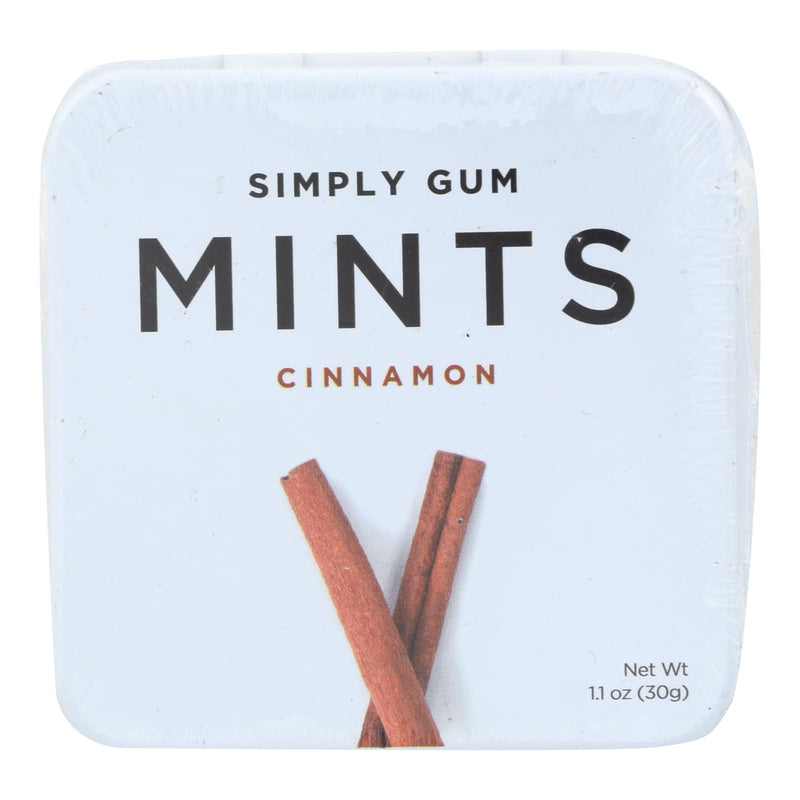Simply Gum Cinnamon Mints 180 Count (Pack of 6) - Cozy Farm 