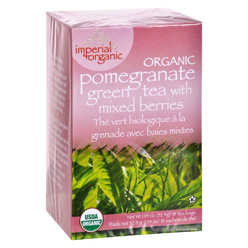 Uncle Lee's Organic Pomegranate Green Tea with Mixed Berries 18-Count - Cozy Farm 