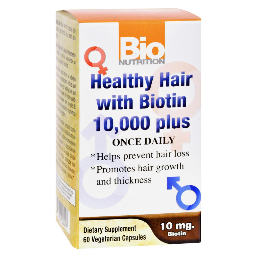 Bio Nutrition Healthy Hair with Biotin (Pack of 60) - Cozy Farm 