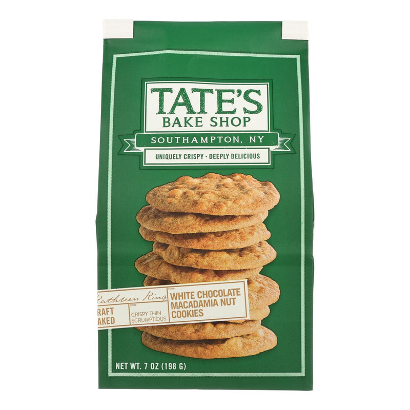 Tate's Bake Shop White Chocolate Macadamia Nut Cookies, 7 Oz. (Pack of 12) - Cozy Farm 