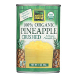 Native Forest Organic Pineapple Crushed, Sweetened, 6 - 14 Oz. Cans - Cozy Farm 