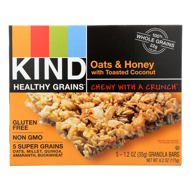 Kind Bars Granola Oats and Honey with Toasted Coconut, 1.2 Oz, 8 Pack - Cozy Farm 