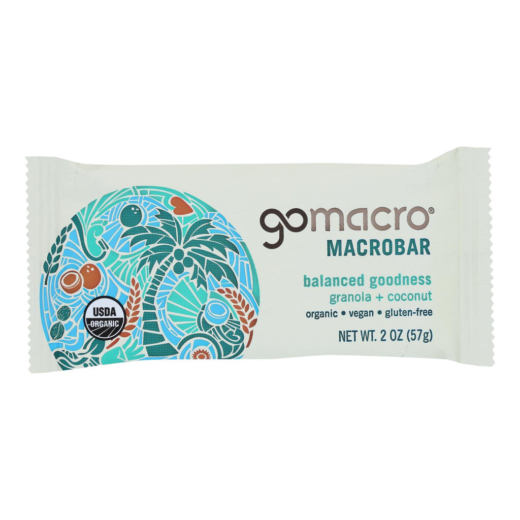 Organic Macrobar Granola with Coconut (Pack of 12 - 2 Oz Bars) - Cozy Farm 