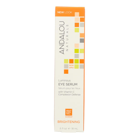 Andalou Naturals Brightening Luminous Eye Serum (0.6 Fl Oz) - Cozy Farm 