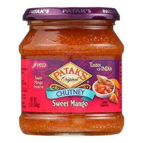 Patak's Mild Sweet Mango Chutney, 12 Oz (Pack of 6) - Cozy Farm 
