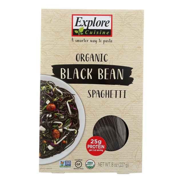 Explore Cuisine Organic Black Bean Spaghetti (Pack of 6 - 8 oz.) - Cozy Farm 