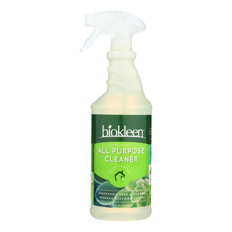 Biokleen Cleaner, Antibacterial Surface Spray with Essential Oils, 32 Fl Oz (Pack of 6) - Cozy Farm 