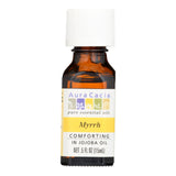 Aura Cacia Myrrh Essential Oil in Jojoba Oil (0.5 Fl Oz) - Cozy Farm 