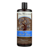 Dr. Woods Naturals Black Soap - Shea Vision - Peppermint - 32 oz - Cozy Farm 