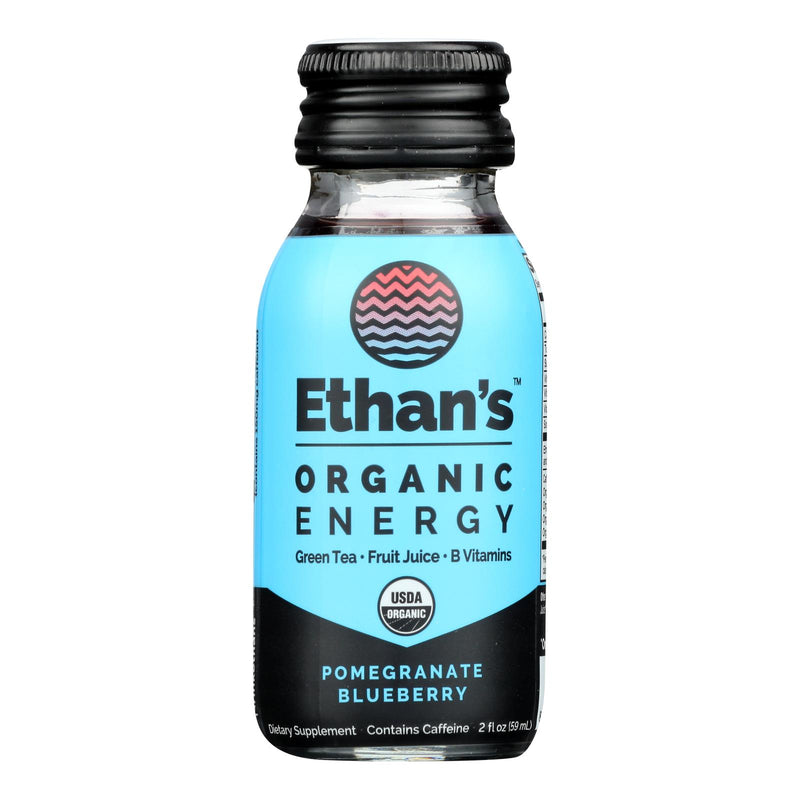 Ethan's Energy Shot Pomegranate Blueberry 12 Fl oz (Pack of 6) - Cozy Farm 