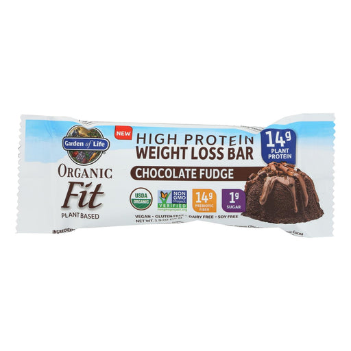 Garden Of Life - Fit High Protein Bar Chocolate Fudge - Case Of 12 - 1.9 Oz - Cozy Farm 