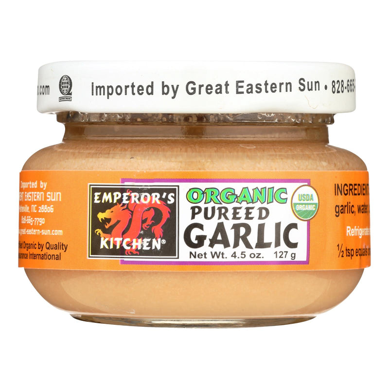 Emperor's Kitchen Organic Garlic Puree (12 - 4.5 Oz. Packs) - Cozy Farm 