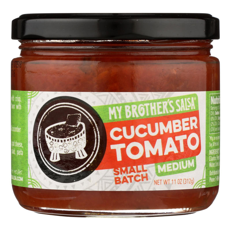 My Brother's Salsa Cucumber Tomato Medium Salsa (Pack of 6 - 11 Oz.) - Cozy Farm 
