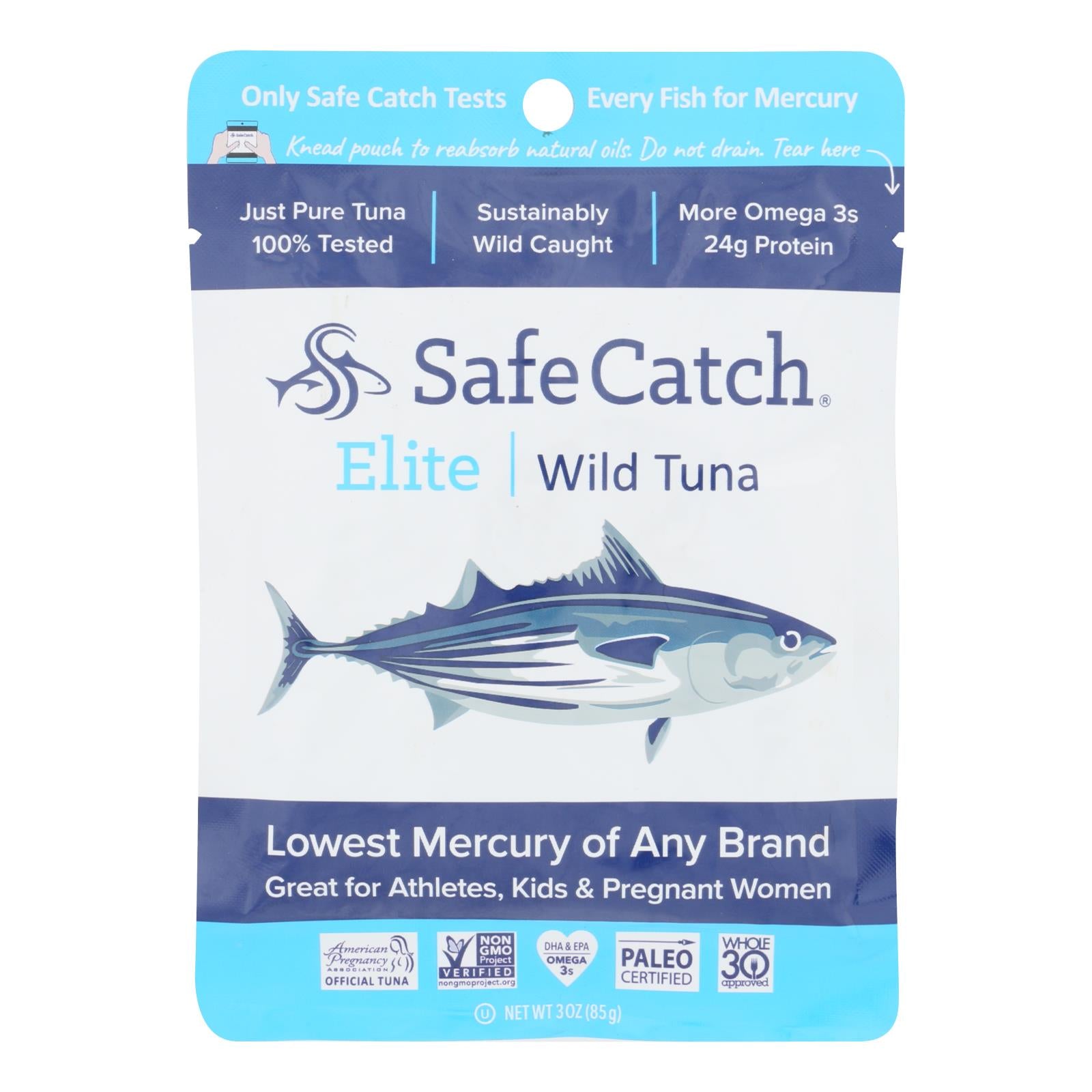 Safe Catch Ahi Solid Wild Yellowfin Tuna, 5 oz