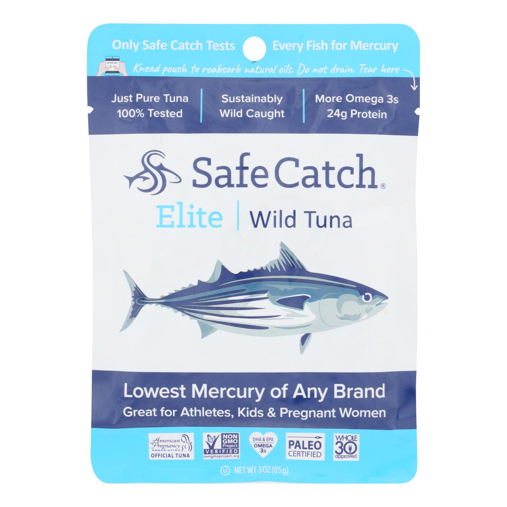 Safe Catch Elite Wild Tuna (Pack of 12) - 3 Oz. - Cozy Farm 