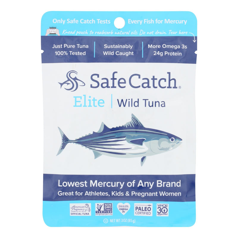 Safe Catch Elite Wild Tuna in BPA-Free Cans | Pack of 12 | 3 Oz Each - Cozy Farm 