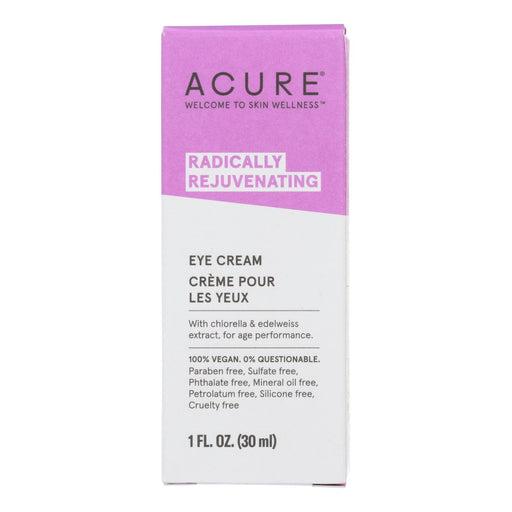 Acure Seriously Soothing Eye Cream with Chlorella + Edelweiss Stem Cell Extract - 0.9 Fl Oz - Cozy Farm 