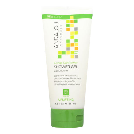 Andalou Naturals Citrus Sunflower Shower Gel, 8.5 Fl Oz - Cozy Farm 