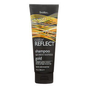 Shikai Color Reflect Gold Shampoo, 8 Fl Oz - Cozy Farm 